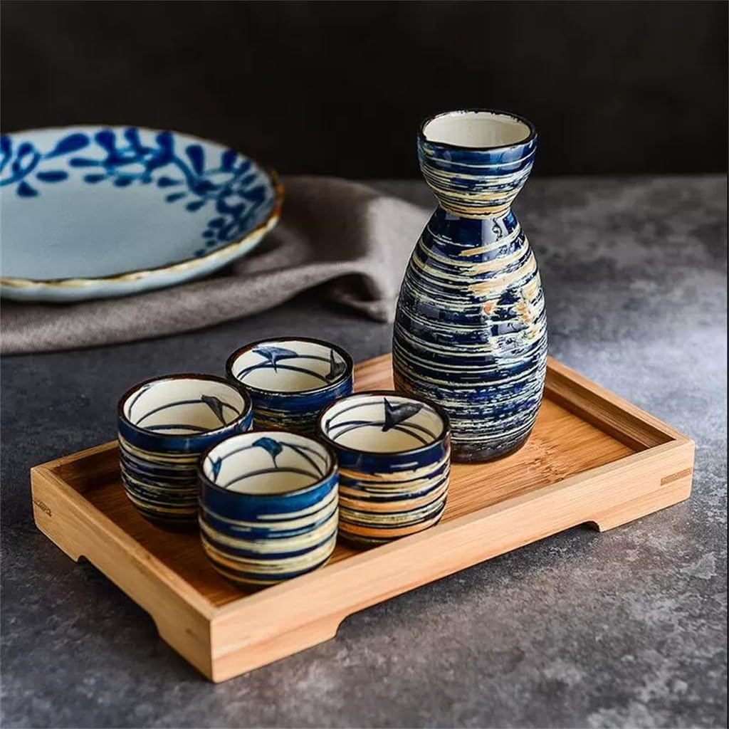 Ones Or Two Cups Of Liquor Set Household Sake Pot Ceramic Wine Cup