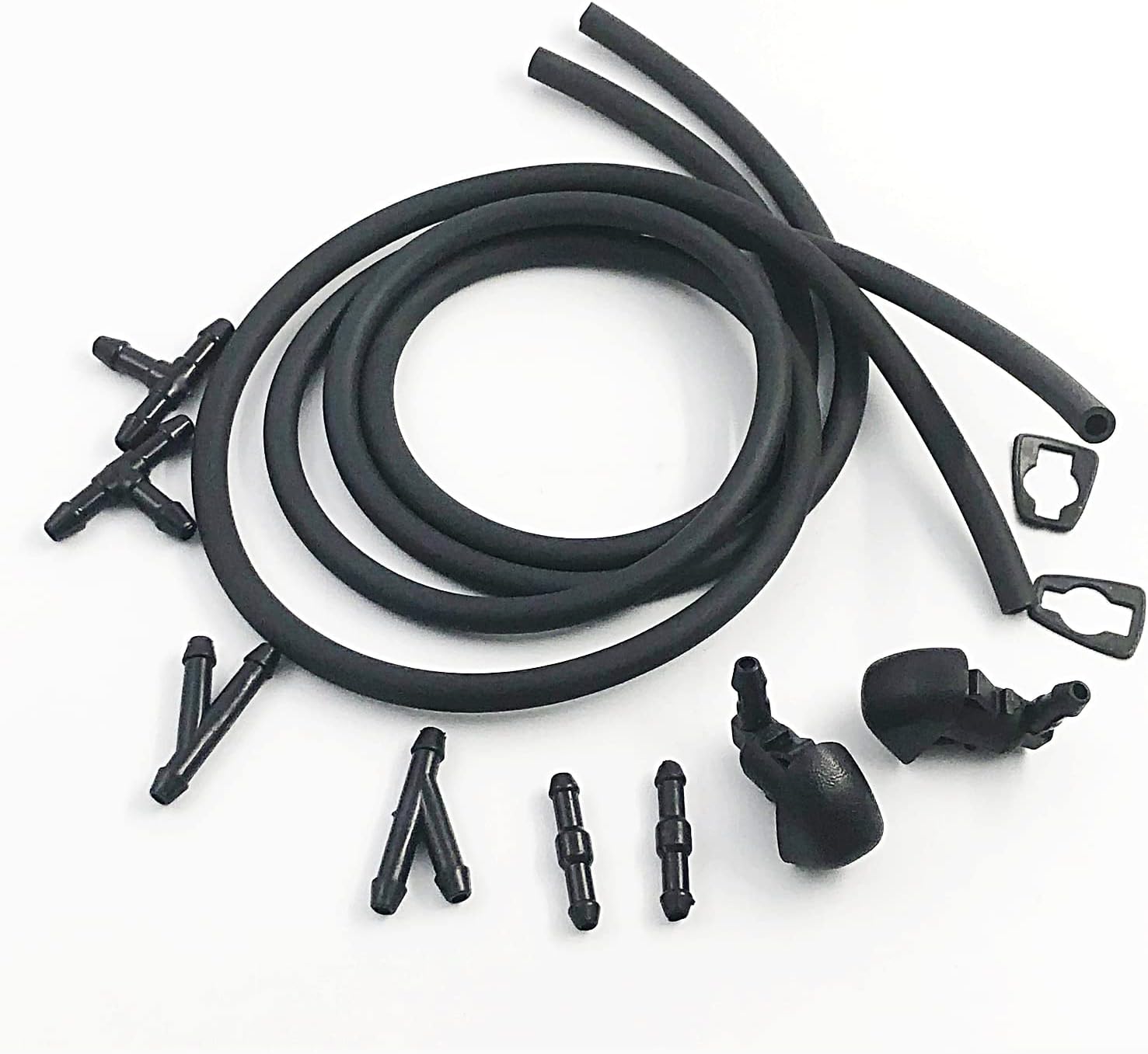 FainWan 76810-SZA-A01ZA Direct Replacement for Pilot 2009 2010 2011 2012 2013 2014 2015 Front Windshield Washer Nozzle Assembly, Hood Wiper Fluid Nozzle P/N 76810SZAA01ZA