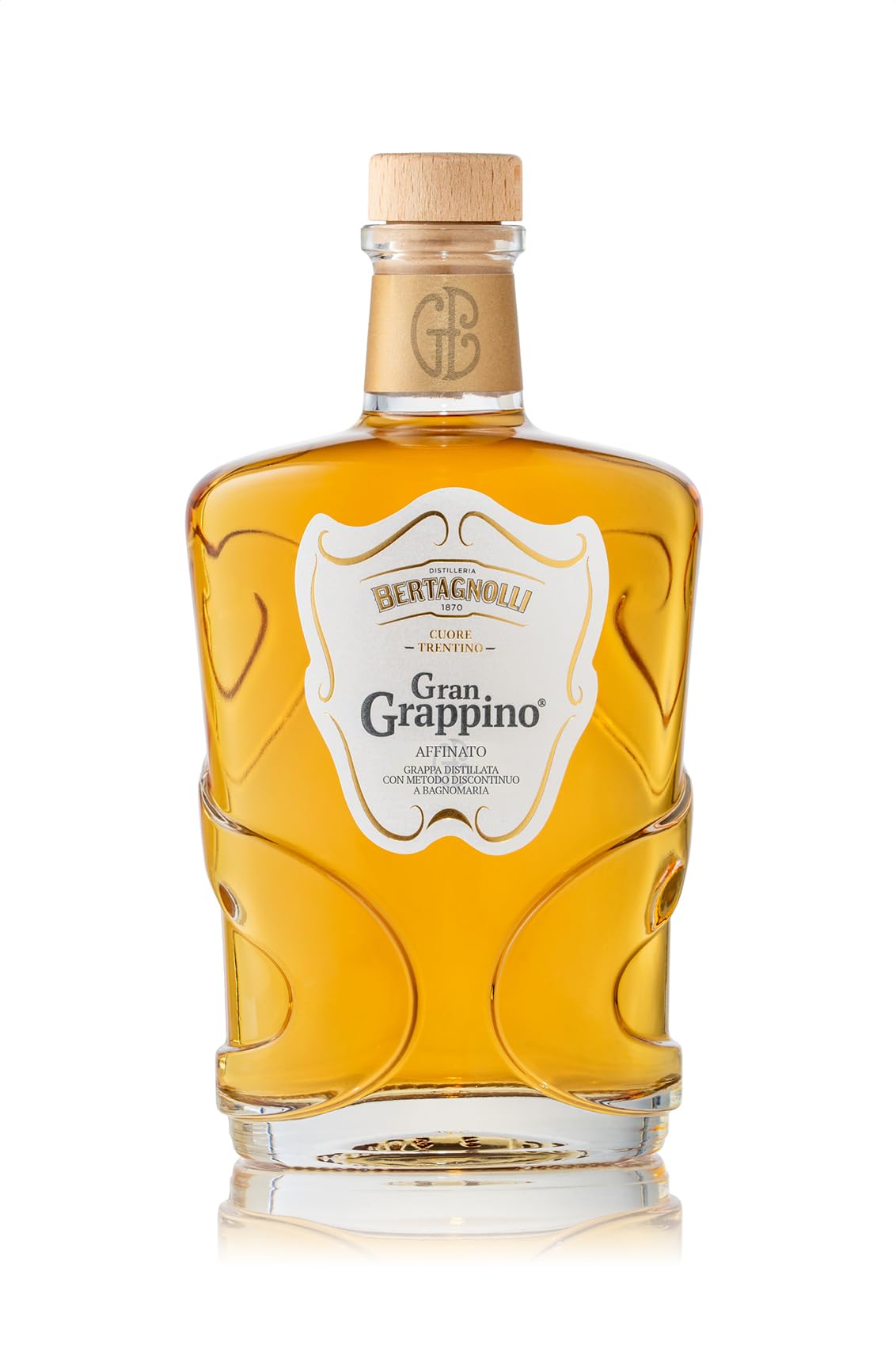 Brennerei Bertagnolli - Grappa Gran Grappino Barrique - Flasche 0,70 Liter - 42% Vol.