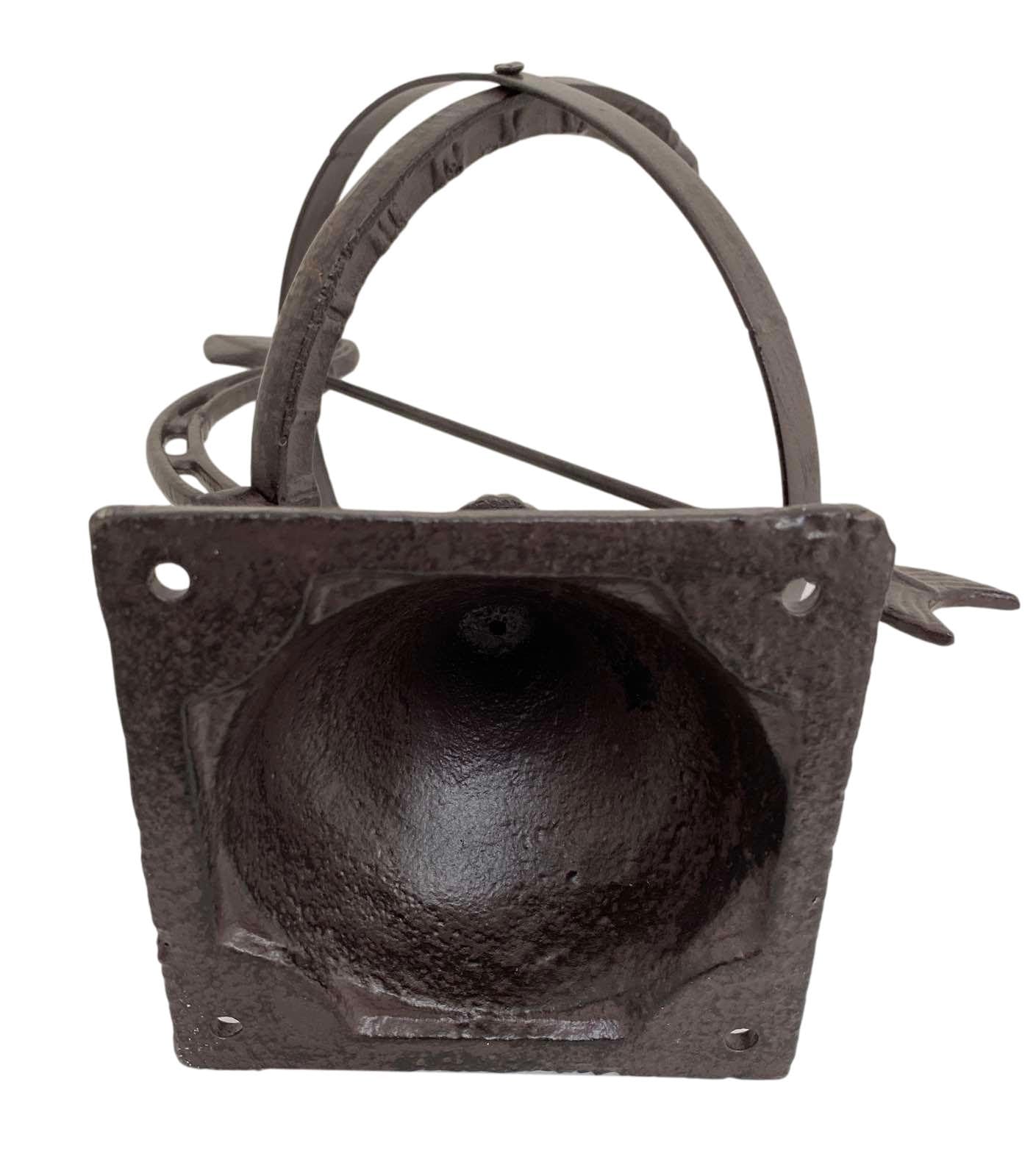Reloj de Sol Hierro Sol jardín decoración Nostalgia 32cm Estilo Antiguo marrón