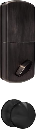 Miniatura 9 de MiLocks BWF-02AQ - Juego de cerradura digital para puerta y manija de paso con entrada sin llave a través de control remoto para puertas exteriores,