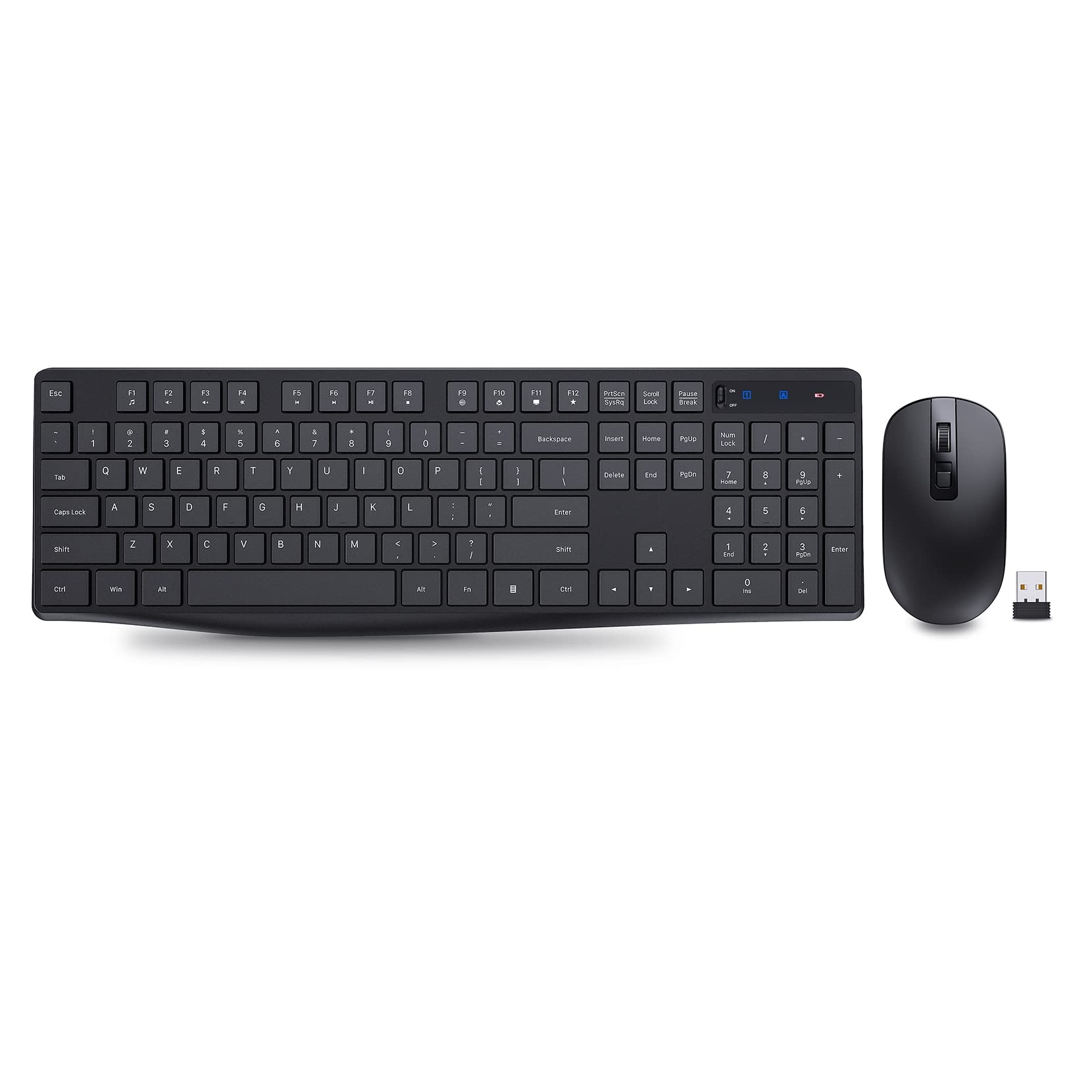 Buy Wireless Keyboard and Mouse Combo, Smart Auto, Fast Slim Cordless