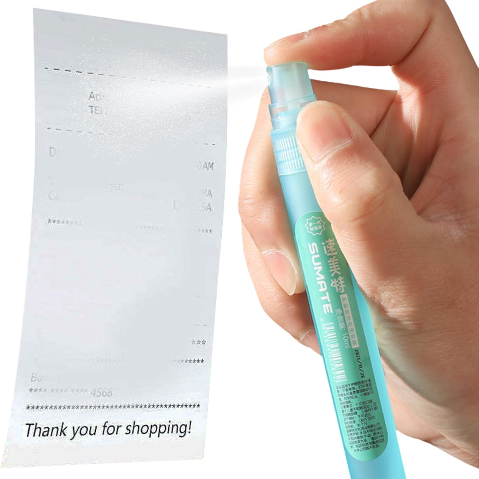 Spray De Corrección De Protección De Privacidad 10 Ml Para Papel Termosensible
