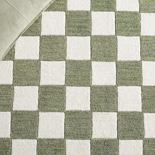 Image of Sifa Carpet Hand Made Tufted Area Rug | Soft Wool Carpet with Cotton Backing | Elegant Home & Office Floor Decor Weight-(28 Pound) Size-(168X258Cm) 5.6X8.6 Feet