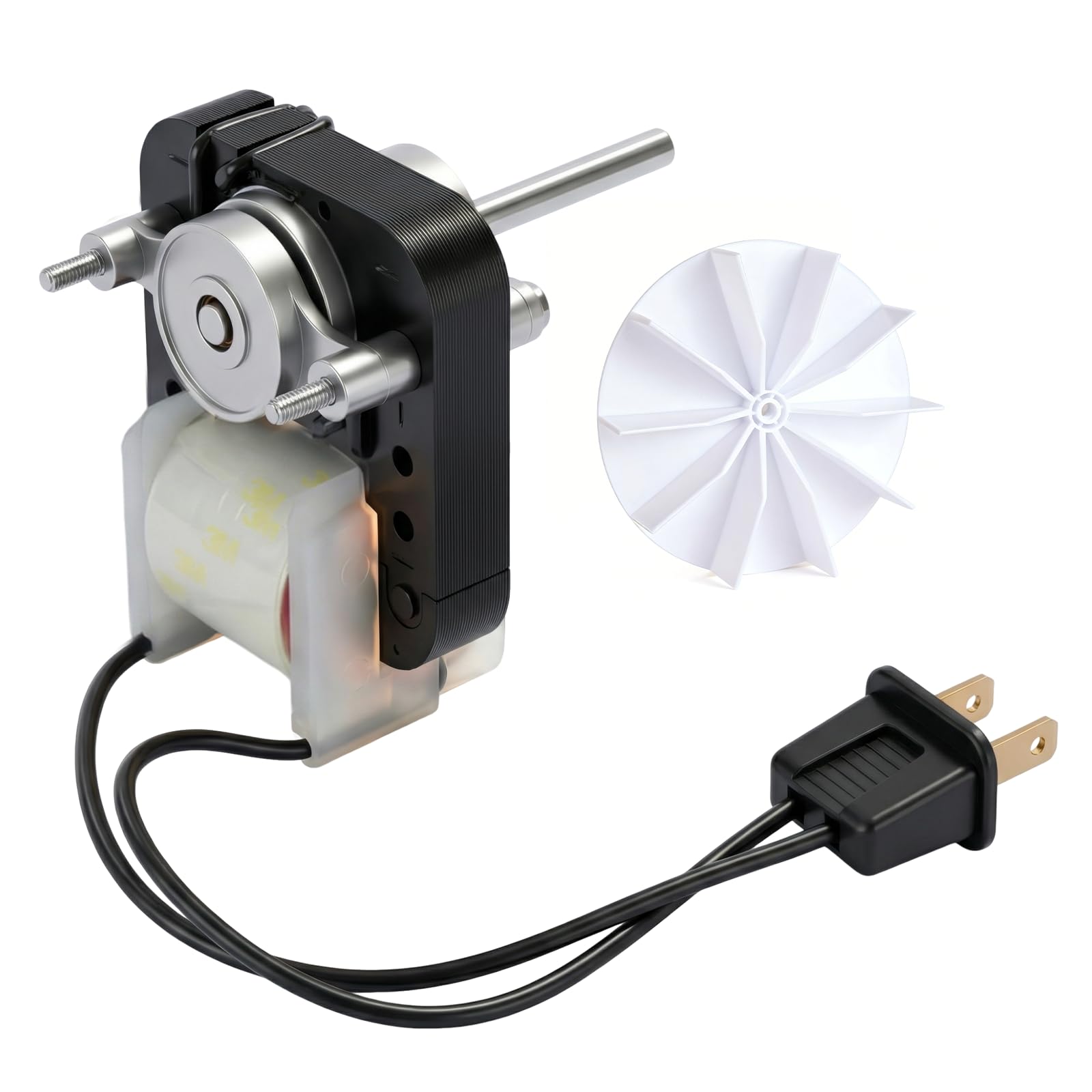 Photo 1 of Nurfosttek SM550 Universal Bathroom Vent Fan Motor Replacement Kit 50CFM 120V 3000RPM Compatible with Nutone Broan, Uppco Replaces 65100 VFM100 C65878 and More Models