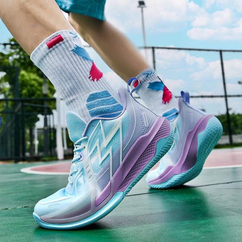Women Basketball Shoes Fashion Sneakers Comfortable Unisex Athletic Lightweight Non Slip Outdoor Sport Volleyball Shoes - Image 6