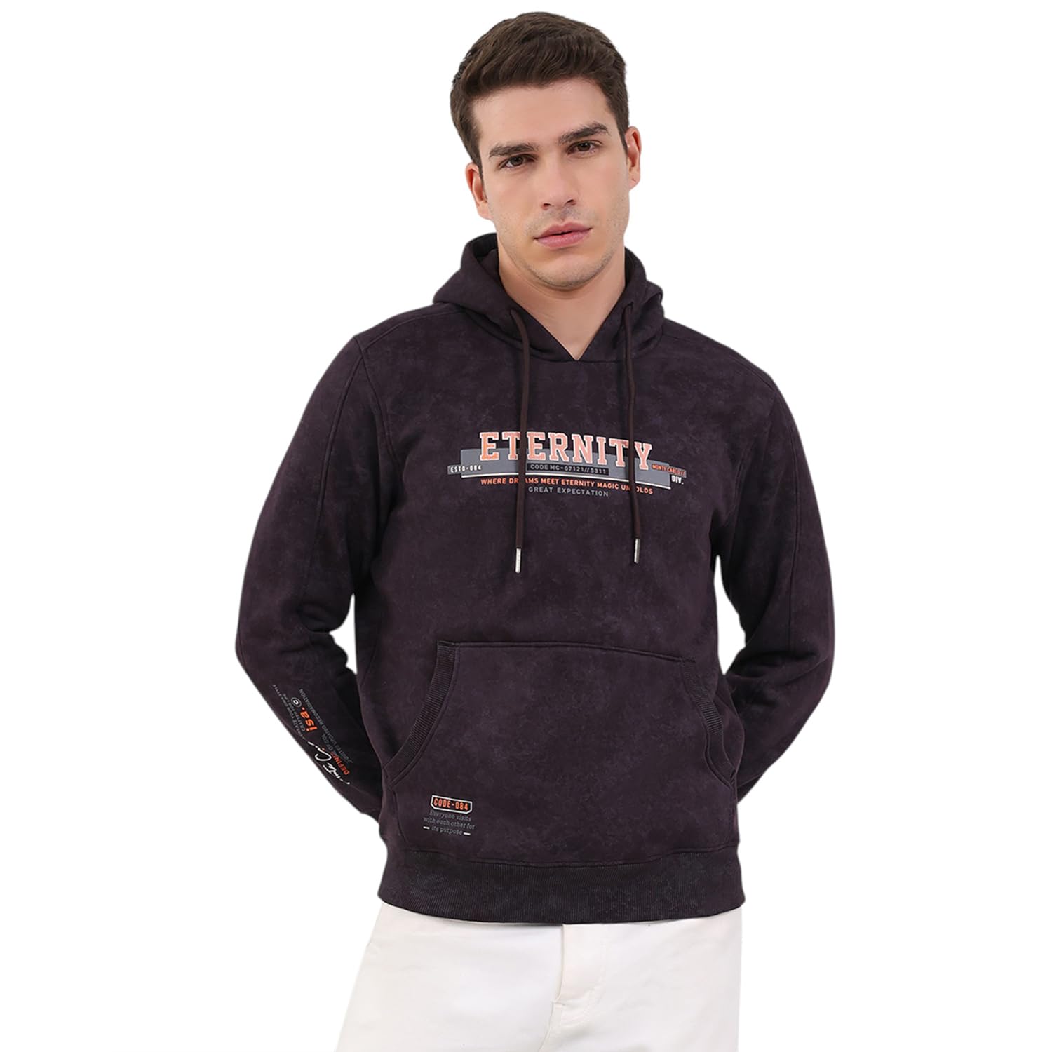 monte carlo Men Regular Fit Printed Hooded Neck Pull On Full Sleeve Winter Sweatshirt| Stylish Sweatshirt for Men | Soft Comfortable Casual Winter Wear for Men's (Pack of 1)-picture-28