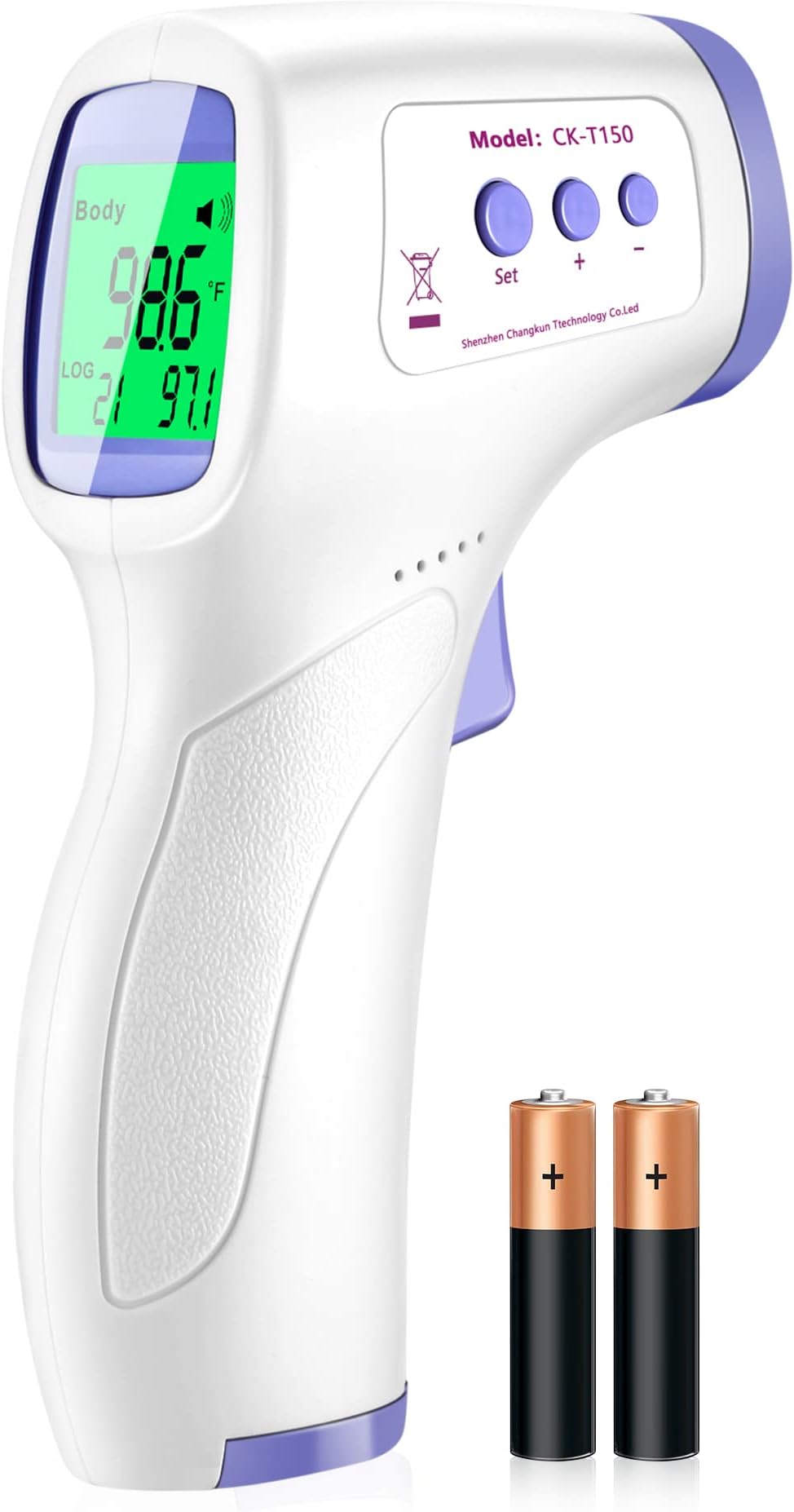 Forehead Thermometer for Adults, Non-Contact Infrared Thermometer for Body Temperature & Surface of Objects Use,Thermometer for 1sTemperature Measurement (White)