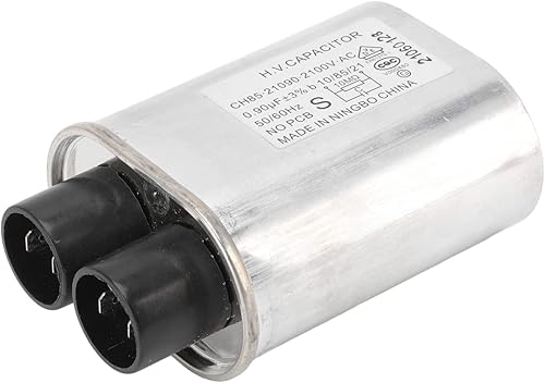 Horno de microondas universal Condensador de alto voltaje Acero inoxidable 0.9UF Reemplazo del condensador de alto voltaje para Galanz para Midea