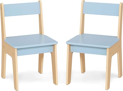 Miniatura 6 de Delta Children - Juego de mesa y 2 sillas GapKids con soporte para rollo de papel - Certificado Greenguard Gold, azul índigo