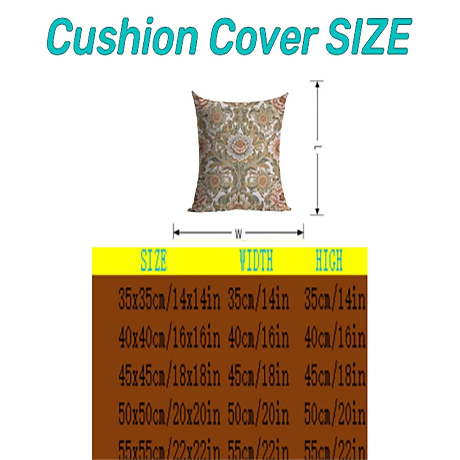 Federe Cuscini per Divano 50x50cm 4 Pack Federe Cuscino Astratto THDZ-2286