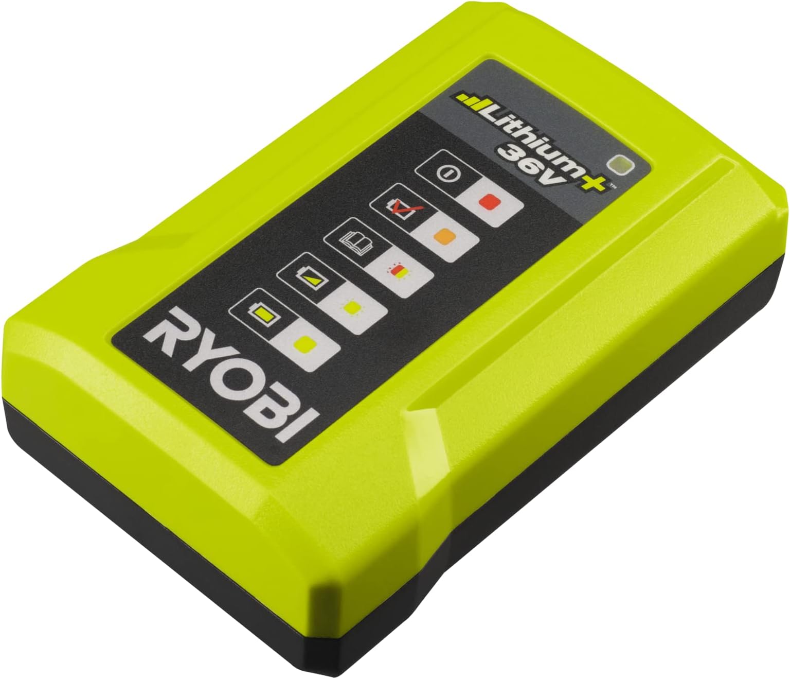 RY36C17A 36V MAX POWER 1.7A Battery Charger, Hyper Green