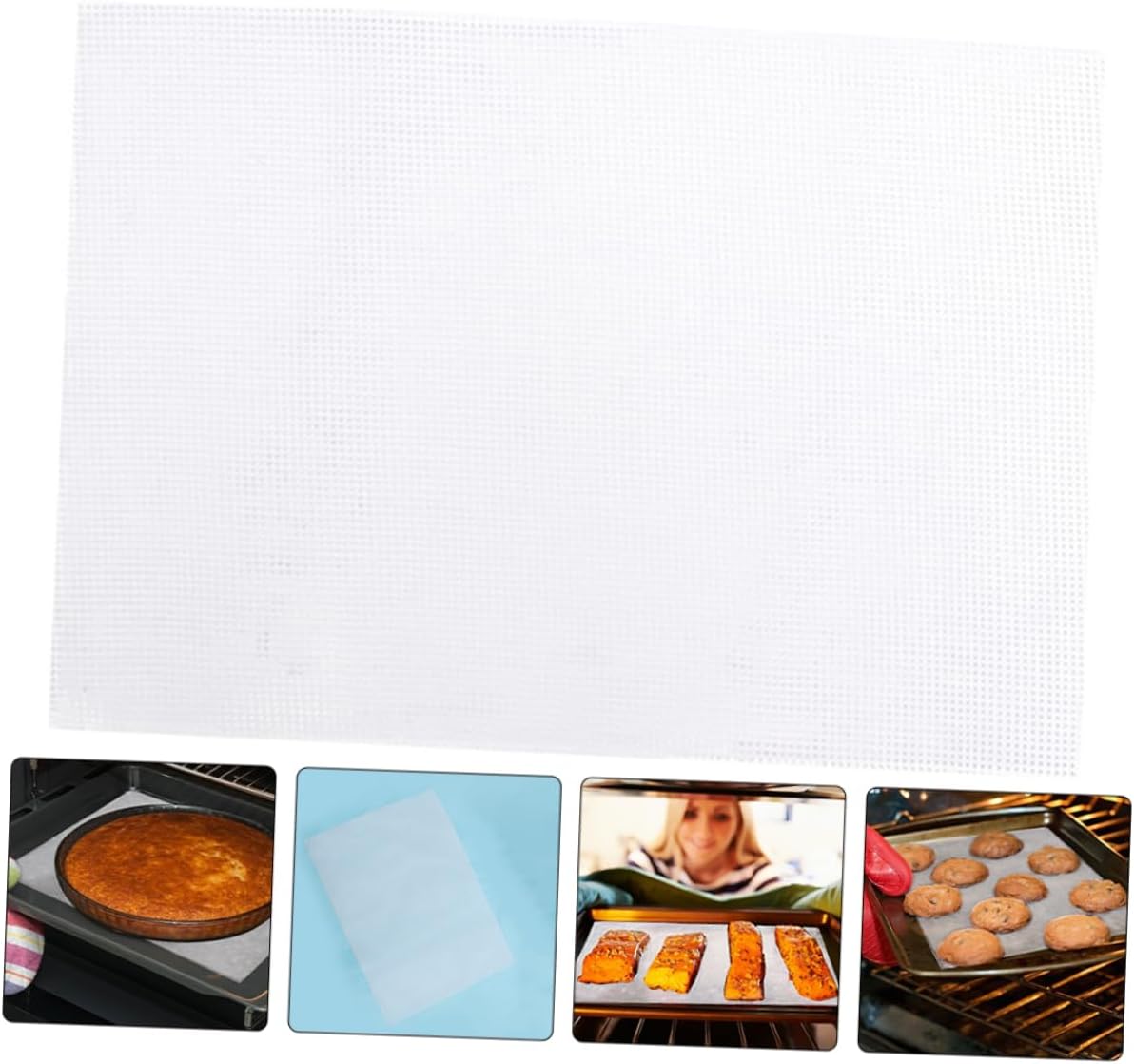 4pcs Small Silicone Dehydrator Sheets Reusable Baking Mats Heat Resistant Mat for Food Drying Easy Maintenance