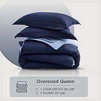 Vista 104 de satisomnia Queen Comforter Set Grey, Soft Seersucker Comforters Queen Size Bed, 3 Pieces Lightweight Down Alternative Bedding Comforter Full Sets