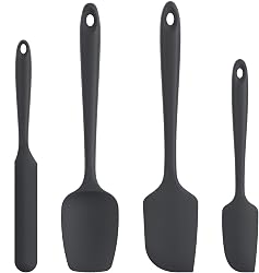 U-Taste Silicone Spatula Set of 4: 315 ℃ Heat-Resistant F…