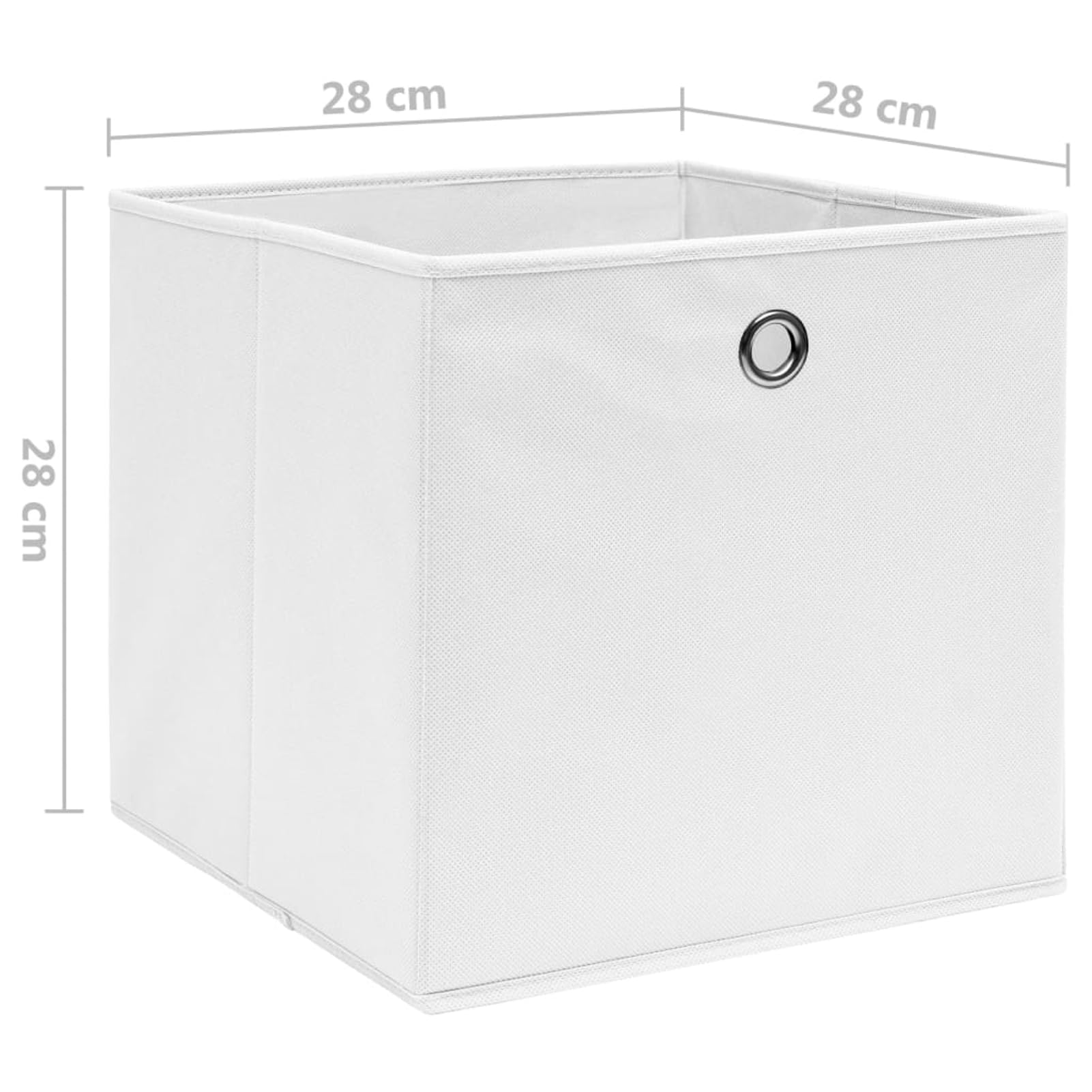 Tidyard Aufbewahrungsbox Truhe Zusammenklappbar Auflagenbox Spielkiste Regalkorb Faltkiste Korb Gartenbox Kinderbox Box Kiste Faltbox Vliesstoff 28x28x28cm Dunkelrot,Vlies,mehrere Auswahl