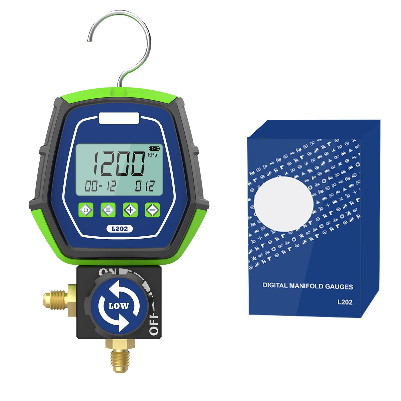 Buy MR CARTOOLL202 R134a Digital Manifold Gauge Set HVAC for Testing