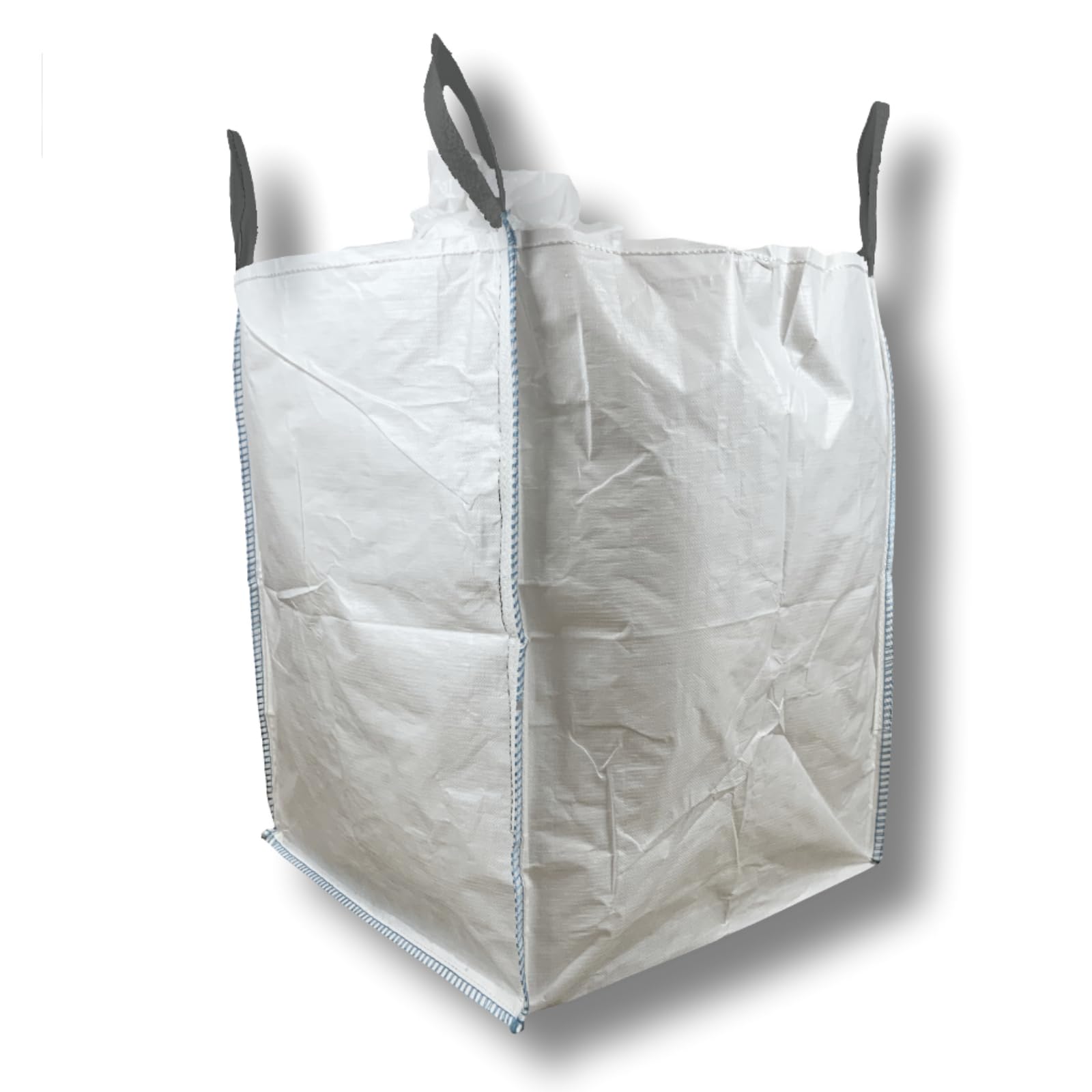 dm-folien Stein Big Bag 60x75x80cm I 5 Stück I SWL 1.000 kg I BigPack Sack mit 4 Hebeschlaufen I Big Packs für Steine & Schwerlast I Big Bag Säcke mit geschlossenem Boden I stabil & unbeschichtet