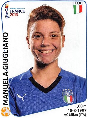 2019 Panini FIFA Women's World Cup France Album Stickers (Individual Sticker Only) Soccer #205 Manuela Giugliano Italy 2 Inch by 2 12 Inch