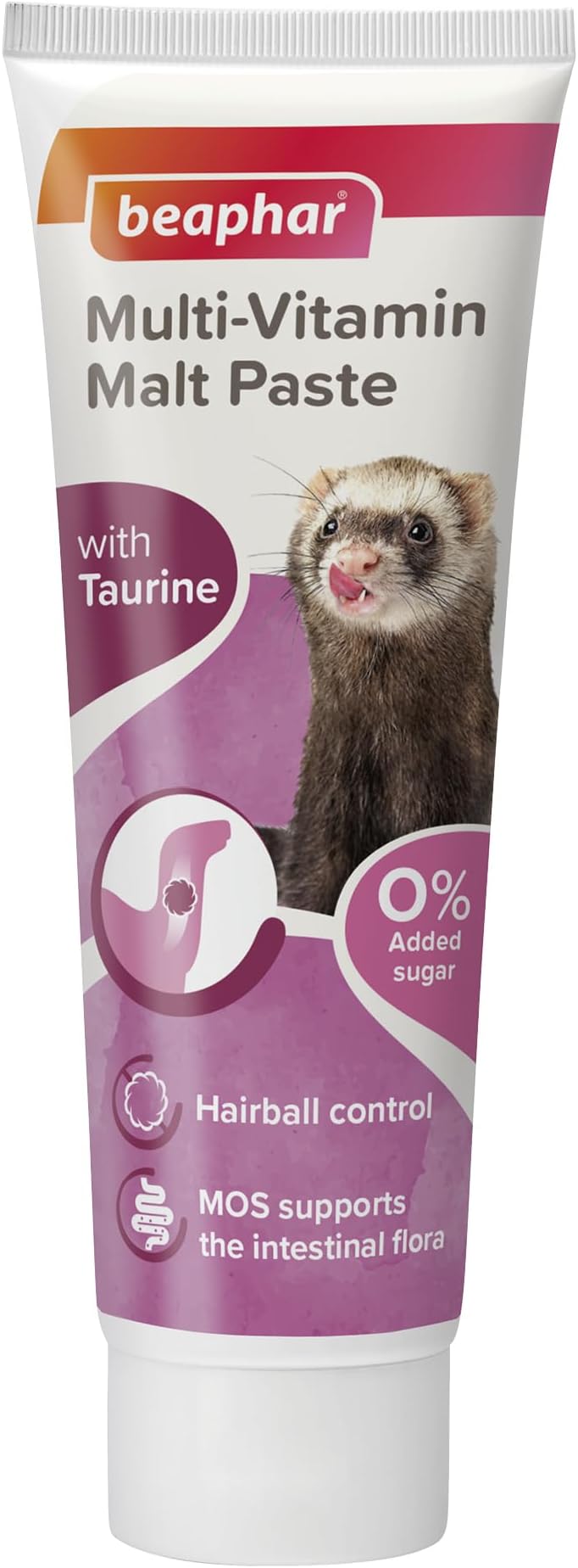 Multi-Vitamin Paste for Ferrets - Promotes Natural Passage of Hairballs - Prebiotic Aids Digestion - Tasty Treat with Added Vitamins & Minerals - For Ferrets of all Ages - 100g Tube