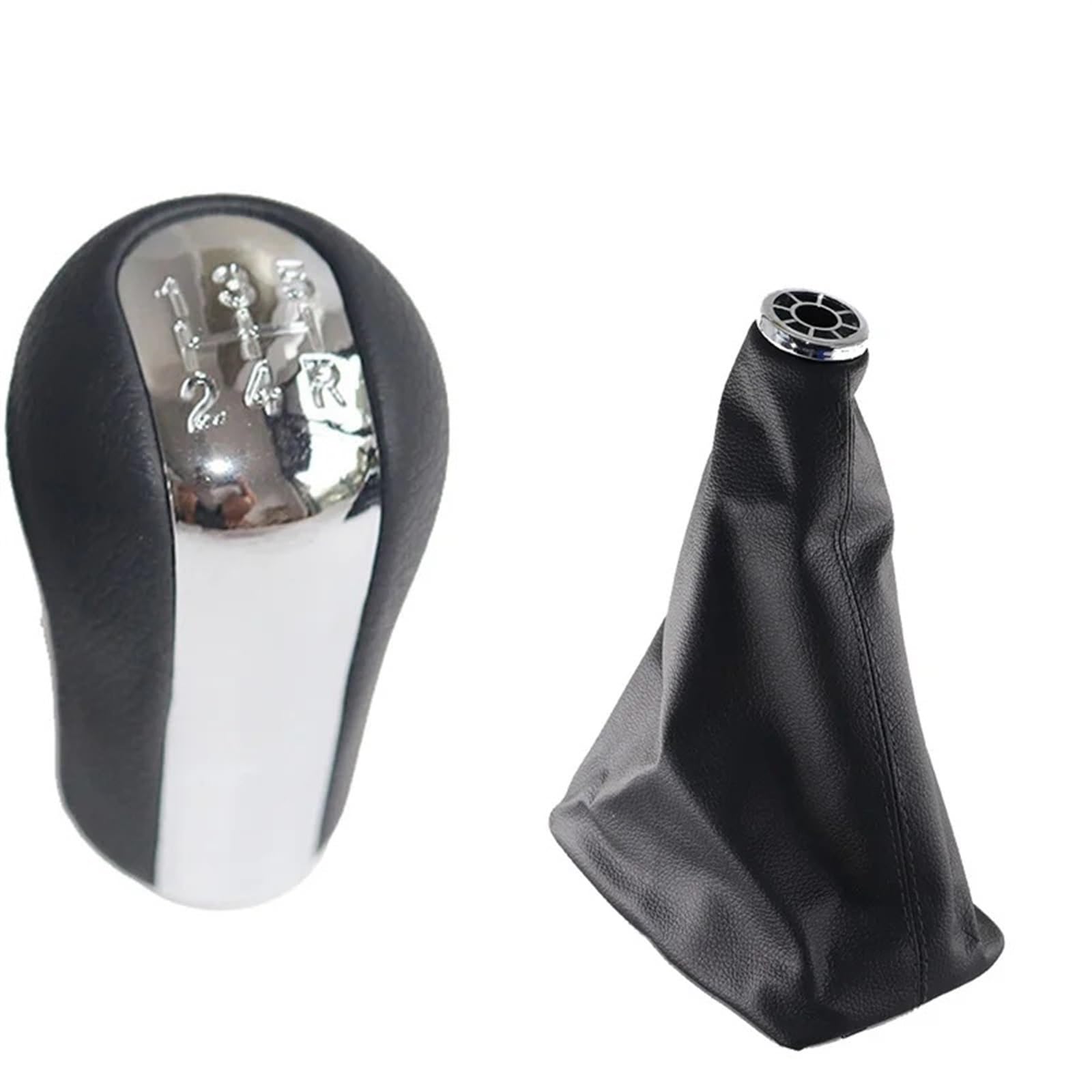 HSUKIHO Car Shift Knob Cover for Toyota for Corolla for Estate (_E12_) (2001-2007) 5/6 Speed Manual Gear Shift Knob Shifter Lever Handle Stick(5 Speed Set)