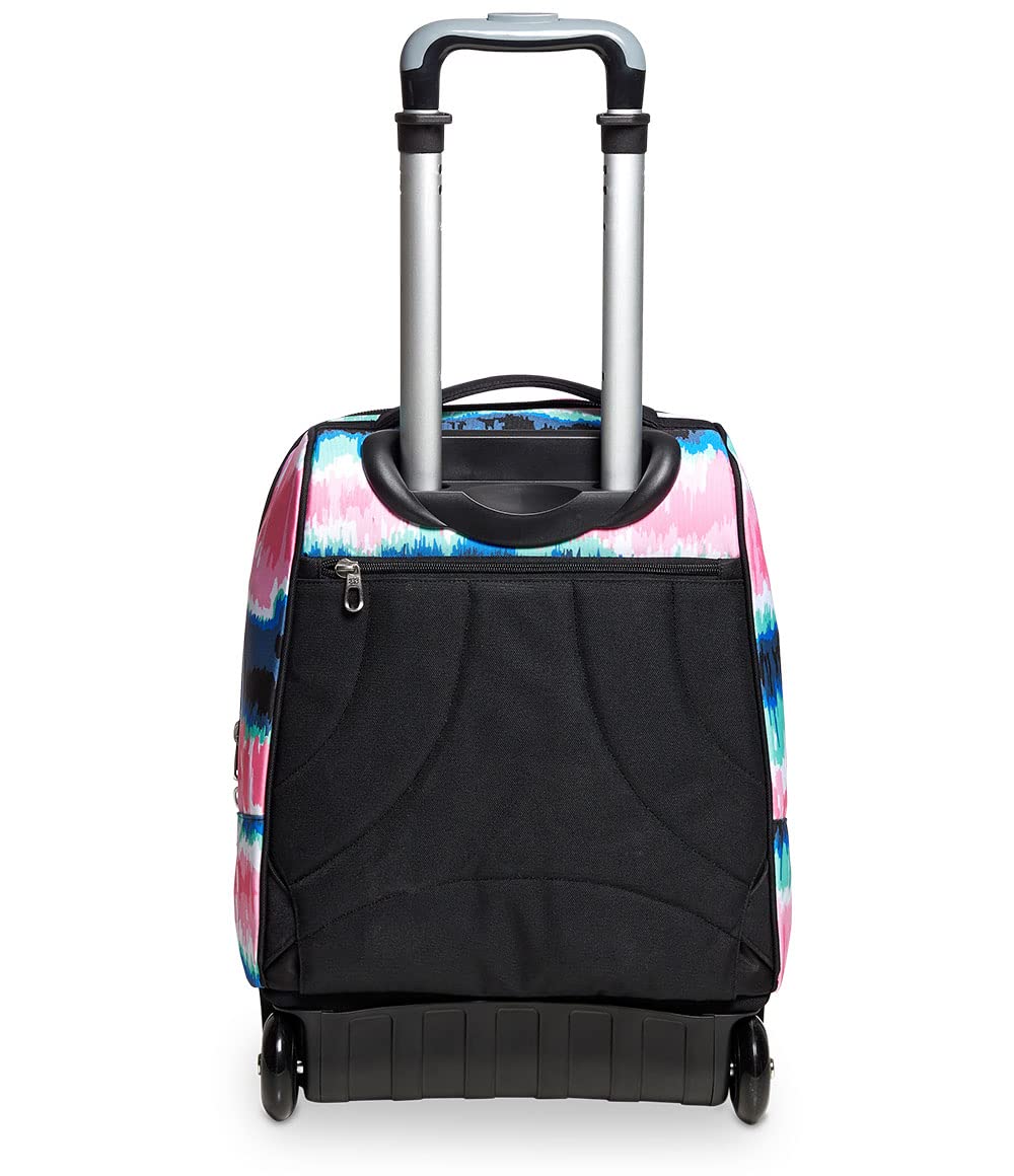 Seven Trolley Scuola, Multicolore, Shadecol Girl, 2 in 1, Doppio Uso, Zaino con Carrello Fisso, Crossover System e Tasca con Organizer, Zaini e Trolley, Viaggio, Bambina Ragazza