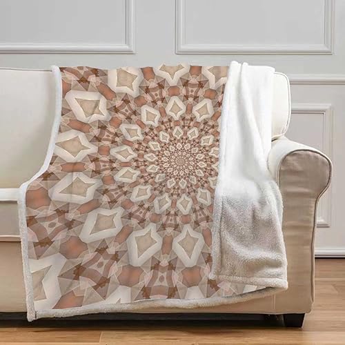 Miniatura 10 de Cobijas Calientes para Invierno - Manta térmica con patrón de flores estéticas modernas, mullidas, cálidas, acogedoras y gruesas para sofá, cama,