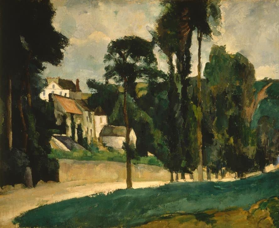Tableaux graffiti Cézanne Clos des Mathurins Pontoise impression poster 60x90cm