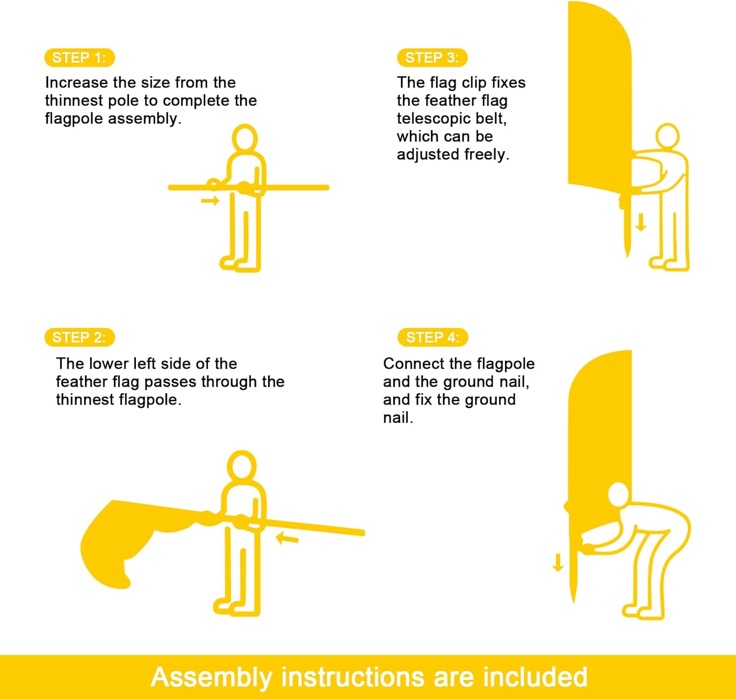 Beer Wine Flag for Business, Beer Wine 8FT Polyester Advertising Swooper Flag with Aluminium Alloy Flag Pole Kit, Stainless Steel, Ground Spike, Portable Bag