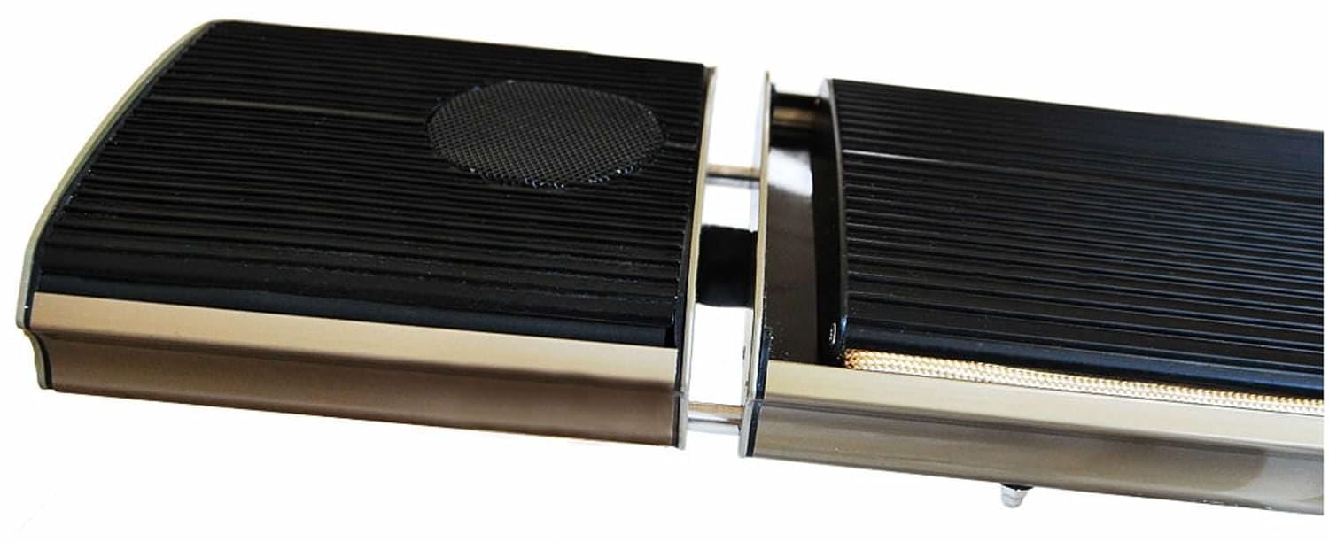 Jhheater Sonido infrarrojo 1000 Lámpara infrarroja de onda larga de 1000W sin emisión de luz, calentador con altavoces
