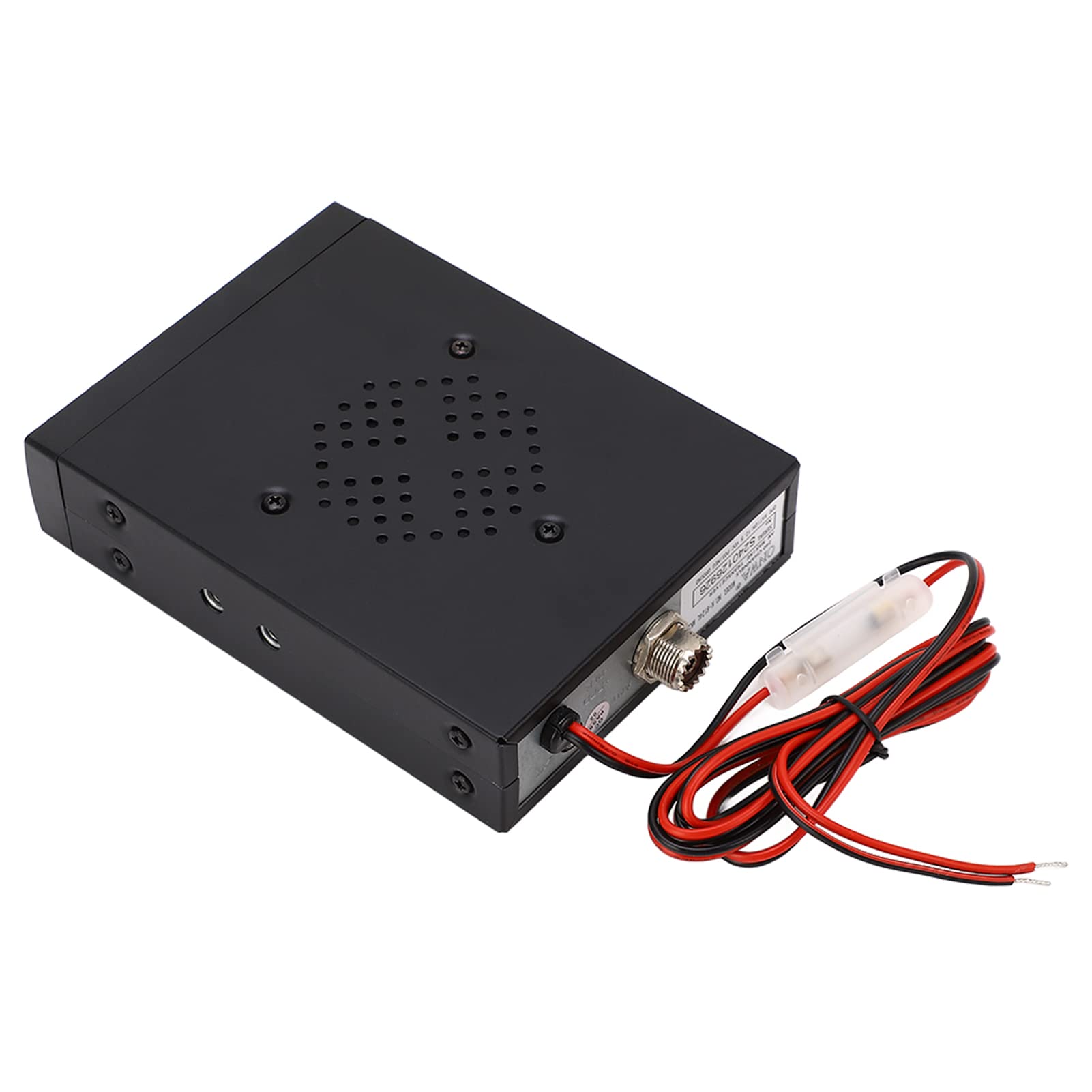 Ausla Transceptor CB, Transceptor de Radio CB de Metal de 27 MHz, 40 Canales Am 12 a 16 V Salida de 1 W Ligero Portátil para Conductores de Embarcaciones Uso Marino