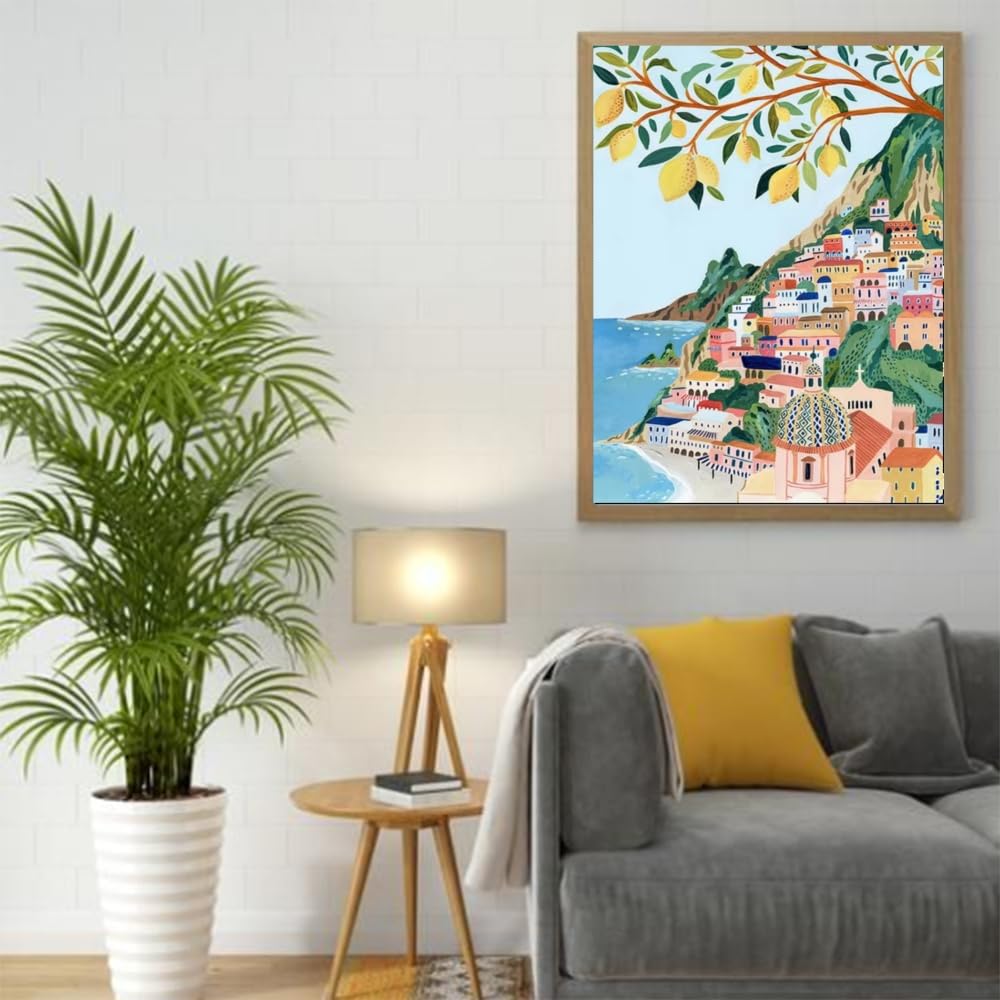 Kit Peinture Par Numéros Pour Adultes Et Enfants - 6 Toiles 20x30cm Fleurs/fruits, Peintures Acryliques, Pinceaux