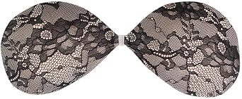 Tahari Womens Self-Adhesive Silicone Front-Closure Lace Bra