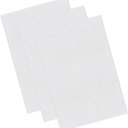 CELLIFEZY 3 Sheets 0.5mm Plastic Fursuit Eye Mesh for Props Fursuits Crafts