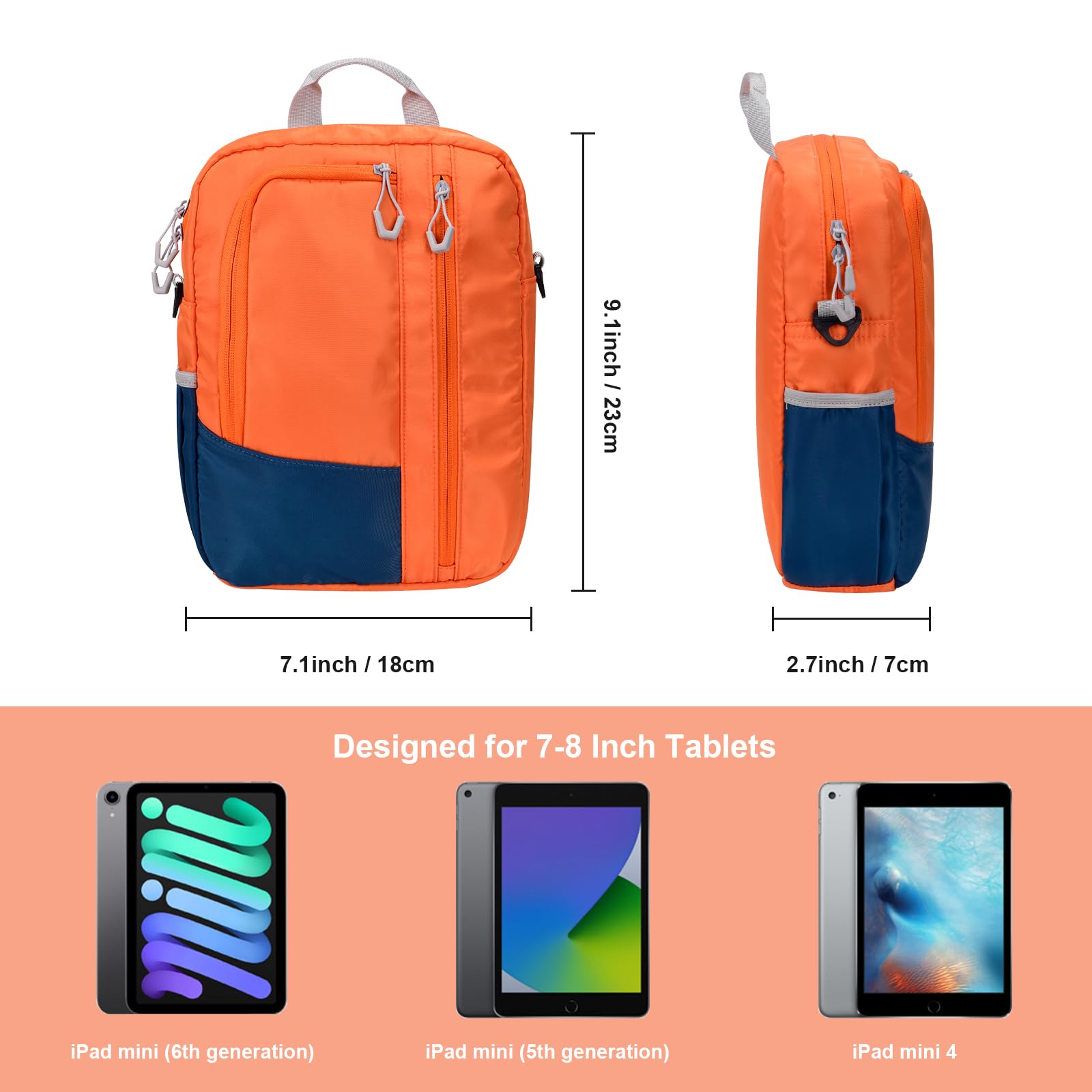 The Fleming Backpack
Holds a 7\