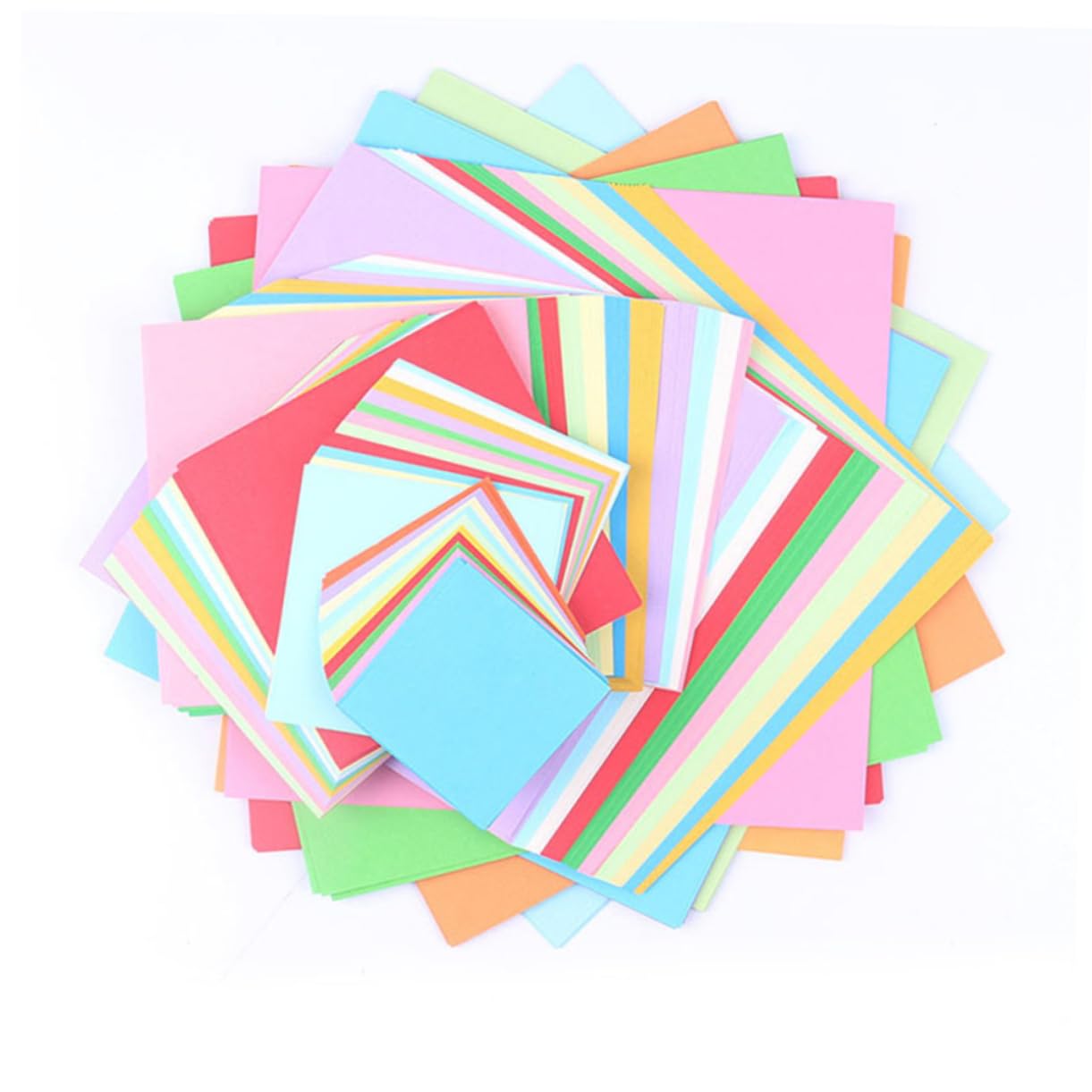 HOMSFOU 3 Series Papel Origami Cuadrado Para Manualidades Diy Papiroflexia Para Proyectos Artísticos Papel Ecológico Para Decoración Y Educación 1000 Piezas*3