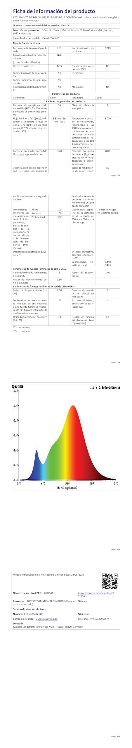 Applique Murale LED 36W Noir 3000K Blanc Chaud IP65 Étanche Angle de Faisceau Réglable Intérieur/Extérieur