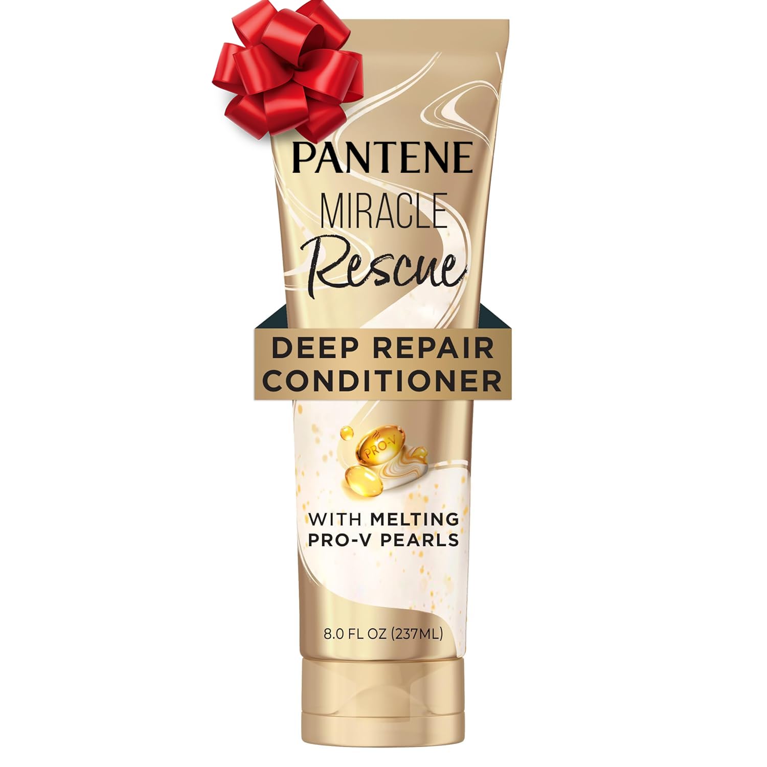 PanteneMiracle Rescue Deep Conditioner with Melting Pro-V Pearls - For Dry, Damaged, or Color-Treated Hair - Intense Moisture & Repair - 8.0 Oz