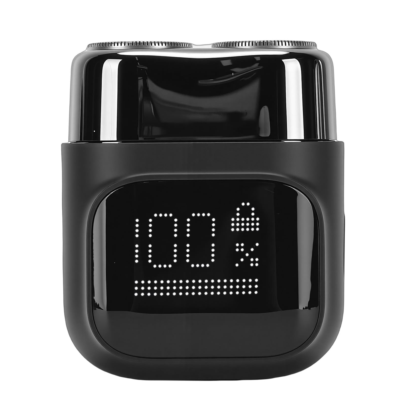 RiToEasysports Regolabarba, Regolabarba Portatile con Display Digitale LCD in Lega Resistente All'acqua per Viaggi All'aperto (BLACK)