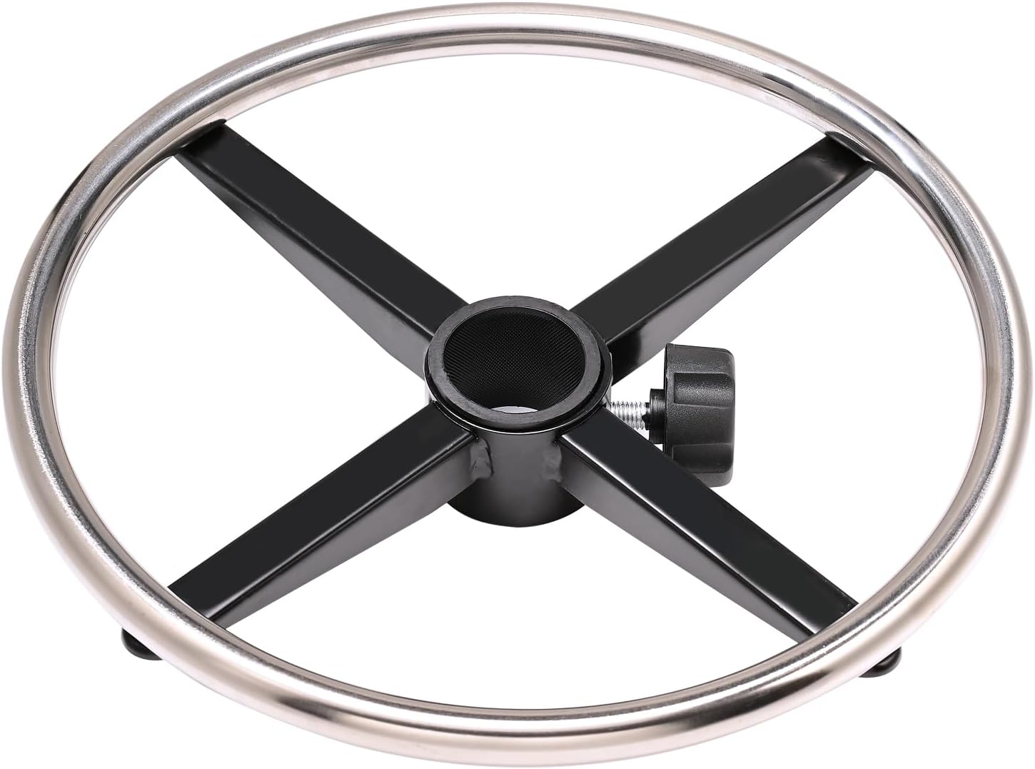 Abacus Swivel Chair Parts Bar Stool Ring 19" Round Chrome