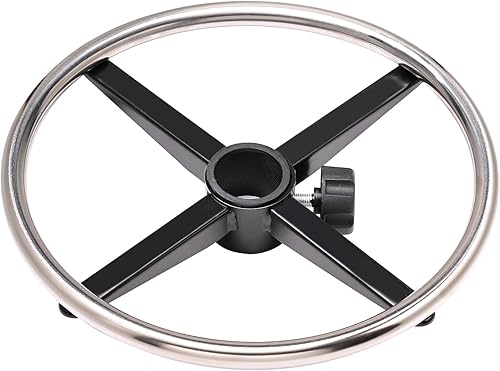 Anillo cromado de 18 pulgadas para taburetes giratorios, taburete de dibujo o silla de oficina