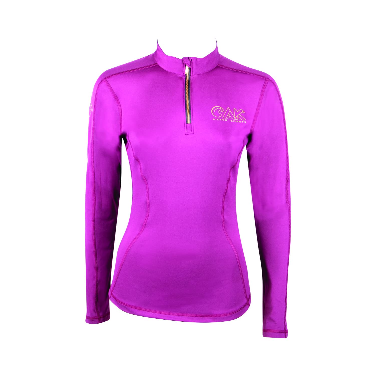 AK Dream Full Sleeve Equestrian Horse Riding Base Layer AKRS-6055-01 (UK, Alpha, S, Regular, Regular, Burgundy)