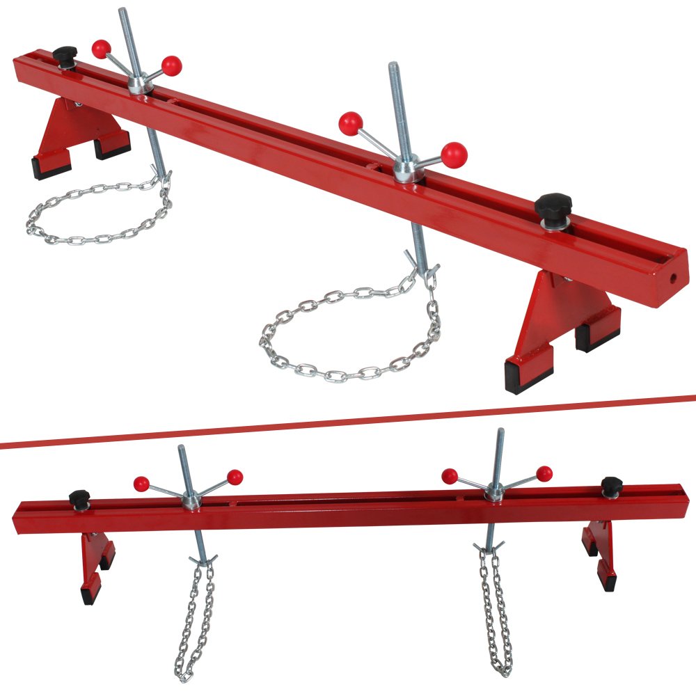 TecTake Puente para sujetar motores de hasta 500 kg