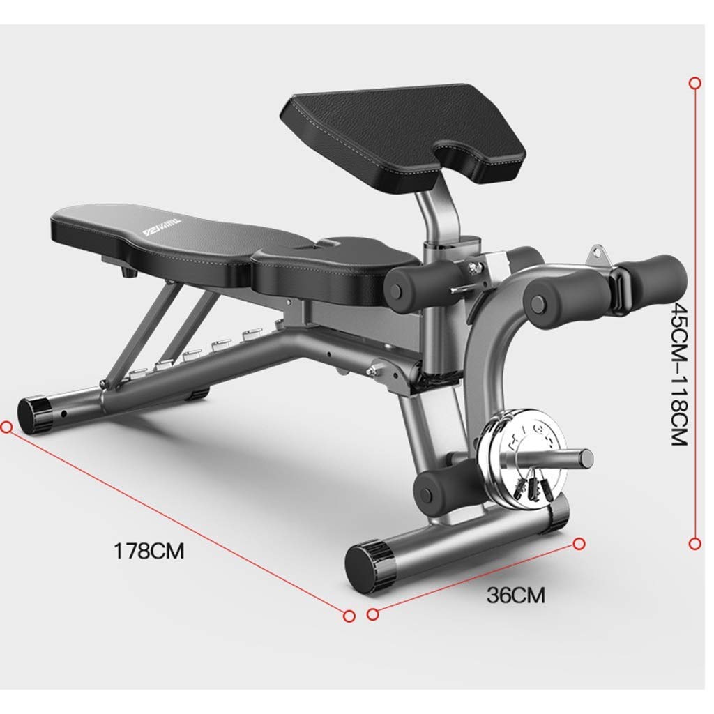 Ławka do hantli Regulowana ławka do ćwiczeń Strona główna Wielofunkcyjna składana ławka do ćwiczeń Ławka do siedzenia Regulowany sprzęt fitness Deska do ćwiczeń na wznak Krzesło fitness Naciśnij hantl