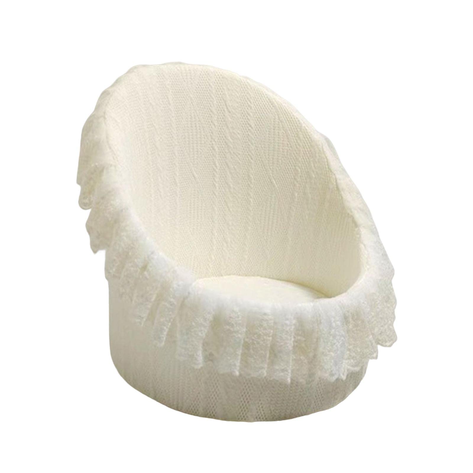 Milageto Accesorios de fotografía Silla de Tiro para recién Nacido, Accesorios de sofá pequeño, Silla para sesión de Fotos de cumpleaños de bebé, C