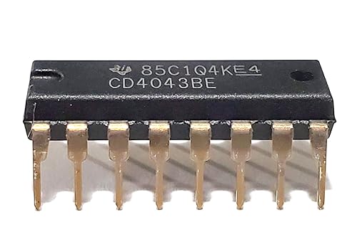 CD4043BE CD4043 CD4043 CD4043 CMOS Quad NOR RS Pestillo con 3 salidas de estado Breadboard IC DIP-16 (paquete de 5)