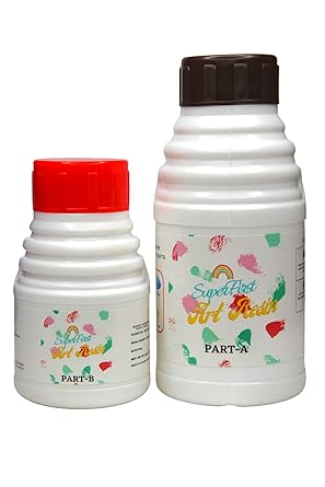 SuperFirst - Epoxy Resin for Arts Clear Transparent 300grams | Art Finish | 2:1