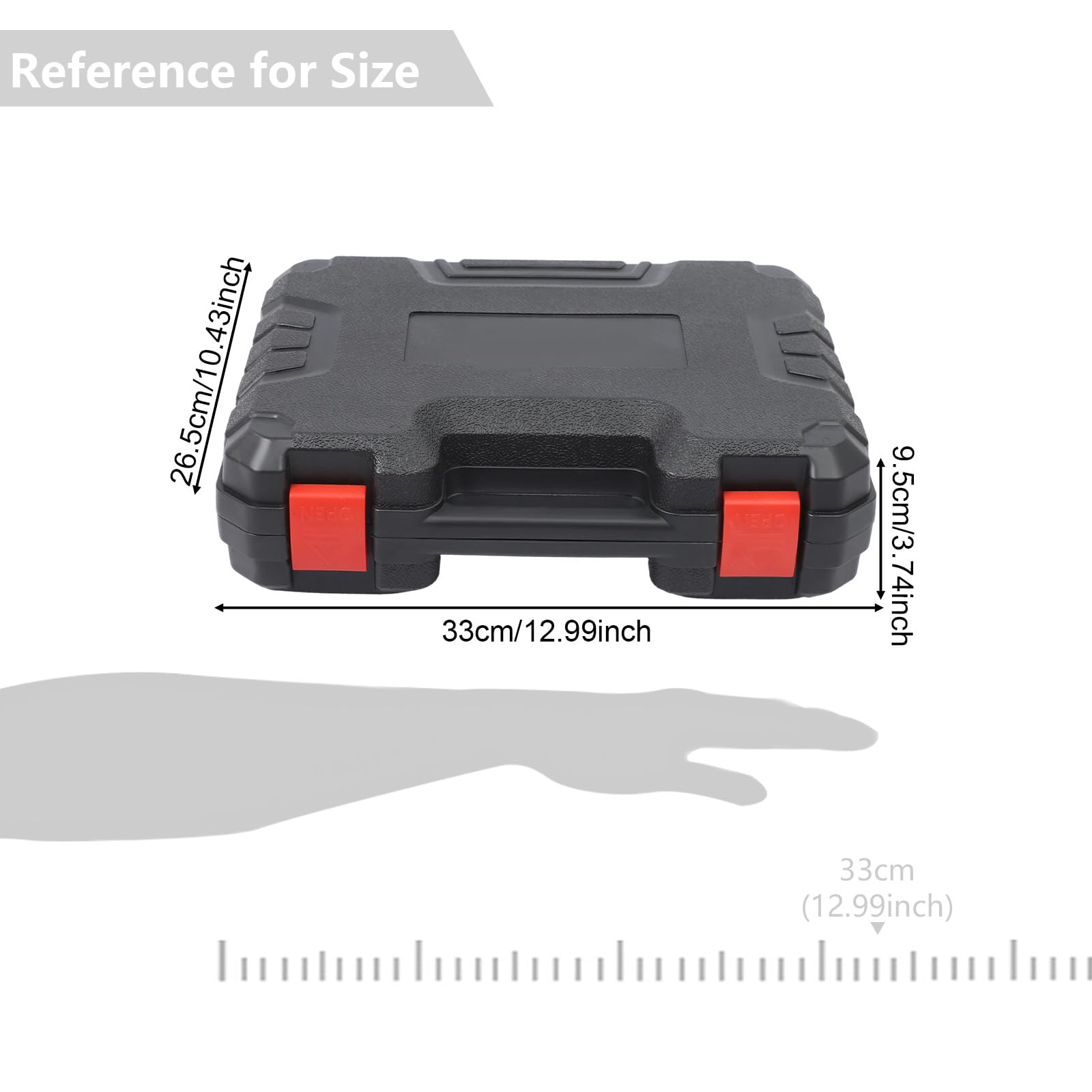 Juego de sierras perforadoras, 9 piezas, diámetro de corte de 30 – 100 mm