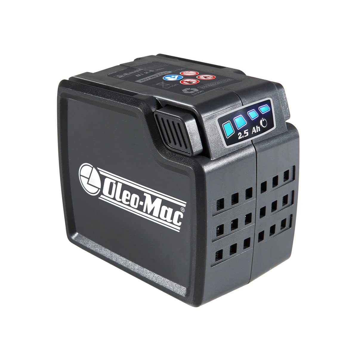 Soffiatore a batteria oleo-mac bvi 60 con batteria bi 2,5 om e caricabatterie crg