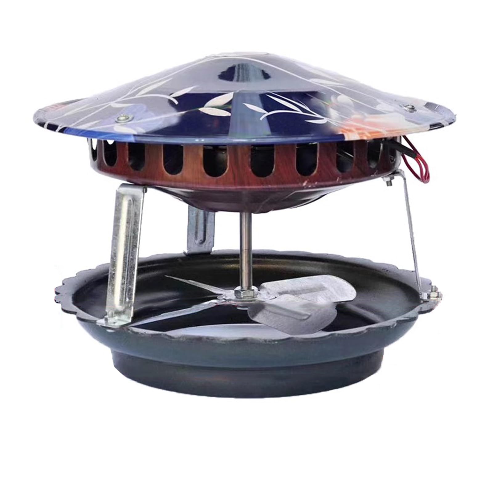 Extracteur de cheminée 80W anti-refoulement de fumée pour poêle et insert